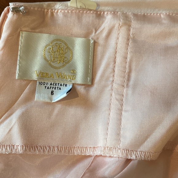 SOLD♦️ Vera Wang qStrapless Bridesmaid Dress with Belt Size 6 - Picture 5 of 5